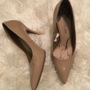 Nude Patent Leather Heels